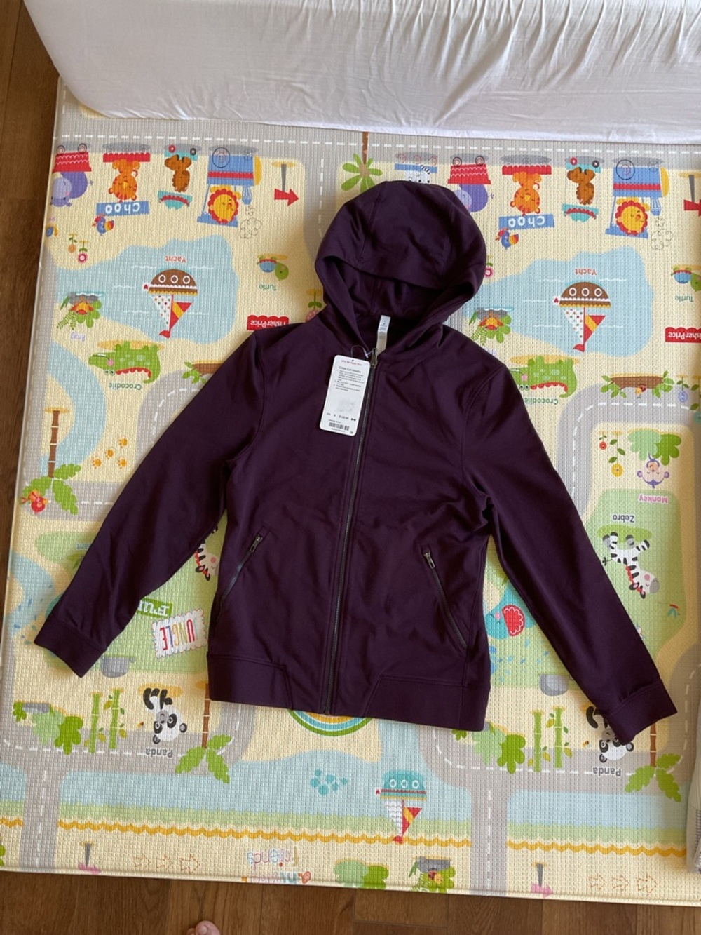 Lululemon hoodie Dark Plum full zip Hooded Jacket size S